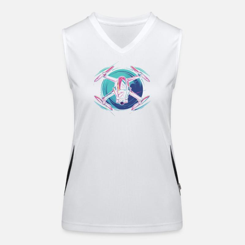 Dynamic Drone Funktionelles Kontrast-Tank Top für Frauen