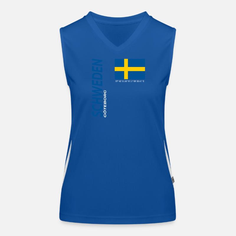 Göteborg Débardeur respirant contrasté Femme