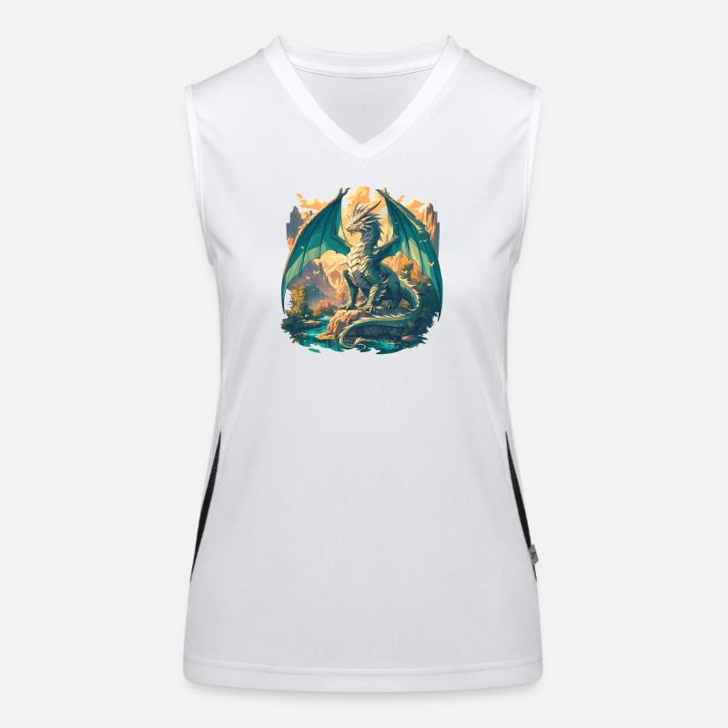 Dragon Dragon Débardeur respirant contrasté Femme