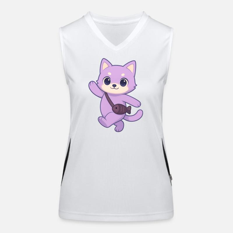 Chat Coquet Débardeur respirant contrasté Femme