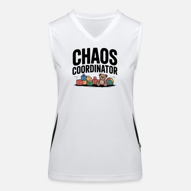 Chaoskoordinator Funktionelles Kontrast-Tank Top für Frauen