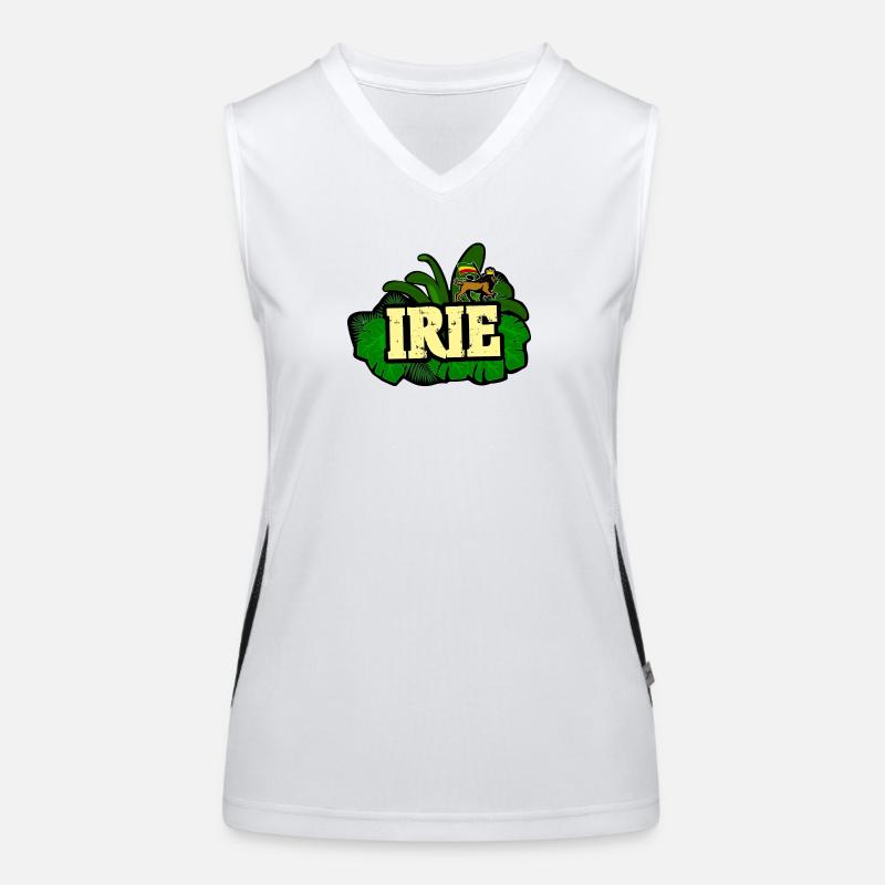 Reggae Irie Funktionelles Kontrast-Tank Top für Frauen