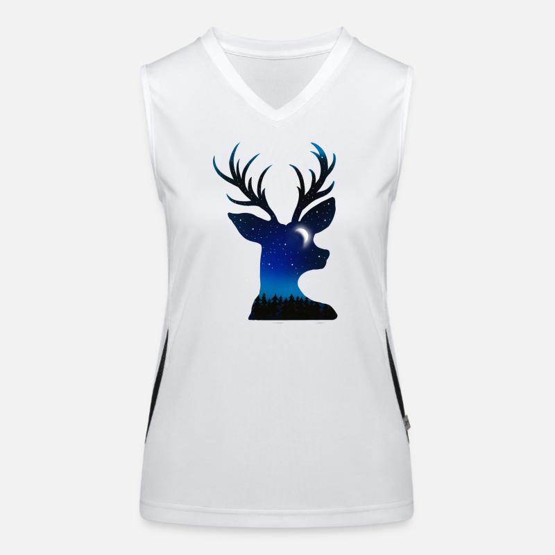 Mysterious miracle deer Women's Functional Contrast Tank Top