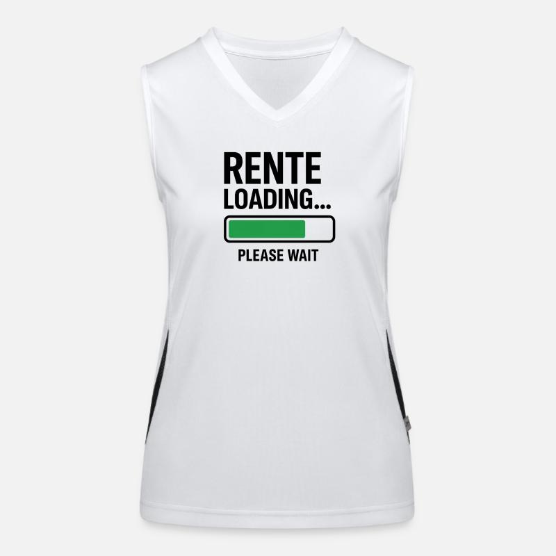 Rente Loading please wait Funktionelles Kontrast-Tank Top für Frauen
