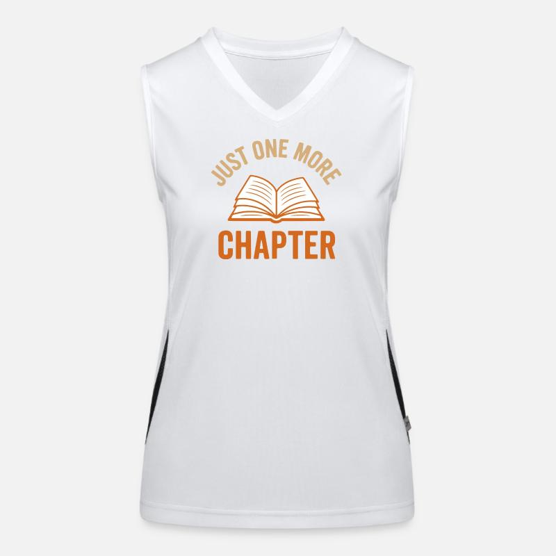 Buch-Illustration mit inspirierender Botschaft Funktionelles Kontrast-Tank Top für Frauen