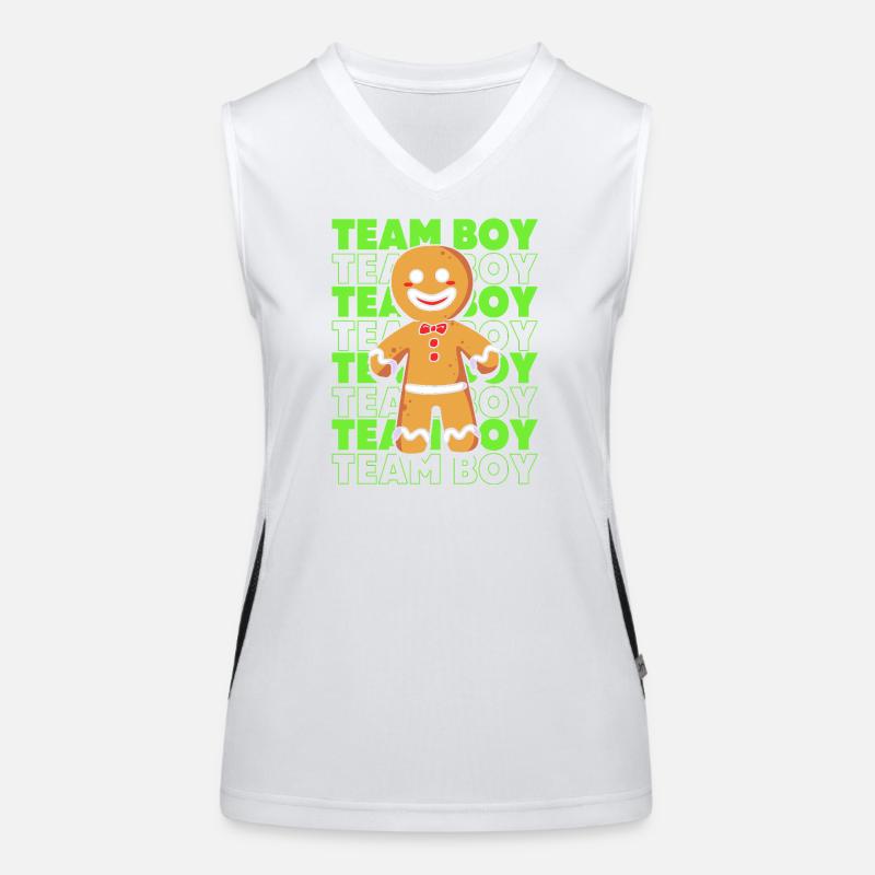 Team Boy Christmas Women's Functional Contrast Tank Top