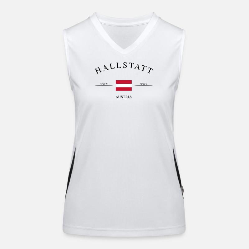 Hallstatt Austria – Holiday Souvenir & Gift Women's Functional Contrast Tank Top