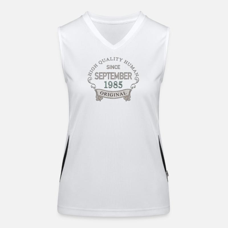 Seit_September_1985 Funktionelles Kontrast-Tank Top für Frauen