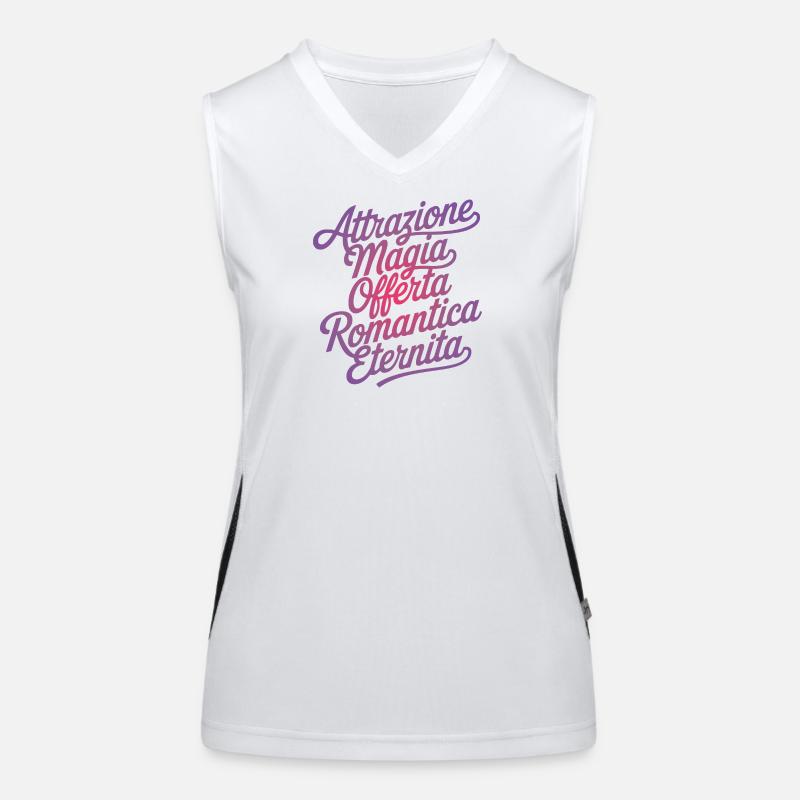 Romantic Design with Magic Effect Women's Functional Contrast Tank Top