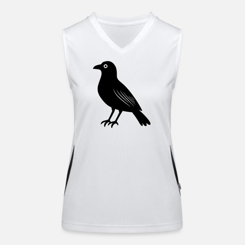 Corbeau Débardeur respirant contrasté Femme