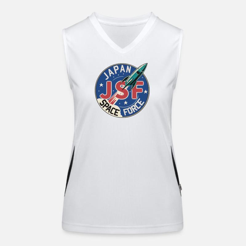 Japan Space Force  Funktionelles Kontrast-Tank Top für Frauen