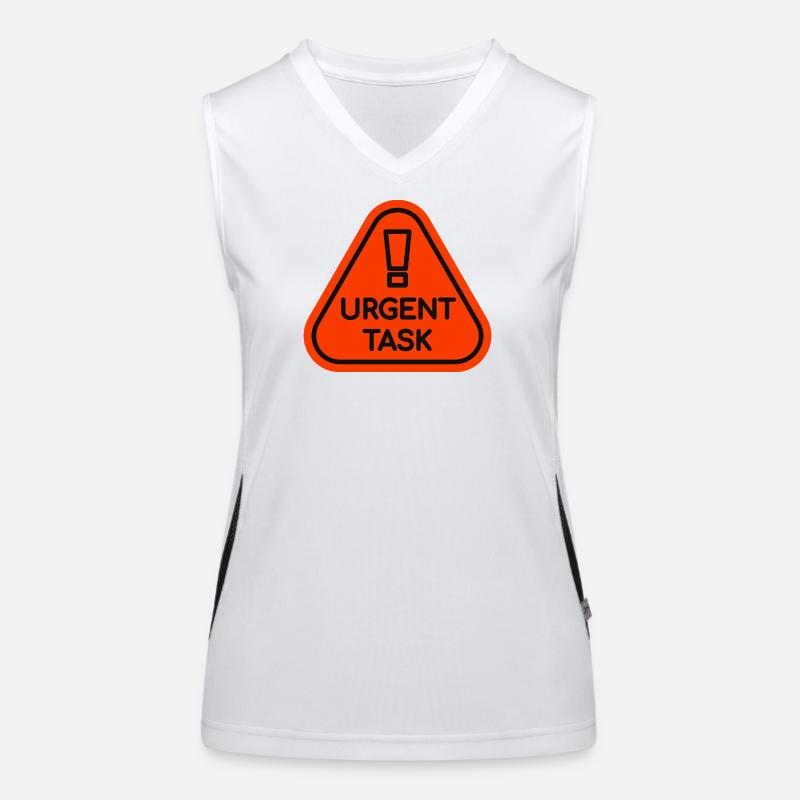 Priority Signal for Urgent Tasks Women's Functional Contrast Tank Top