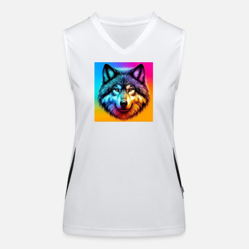 Wolf Women's Functional Contrast Tank Top