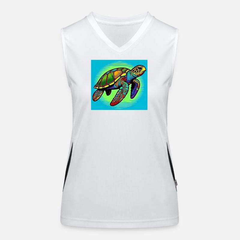 turtle Women's Functional Contrast Tank Top
