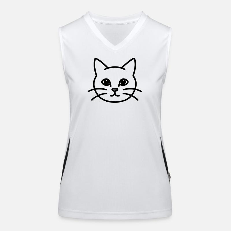 Chat Chat Chat Débardeur respirant contrasté Femme