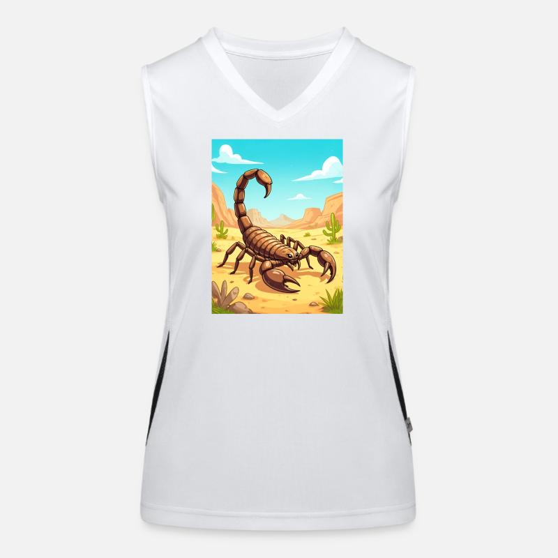 Deathstalker Scorpion – mortel dans le désert Débardeur respirant contrasté Femme