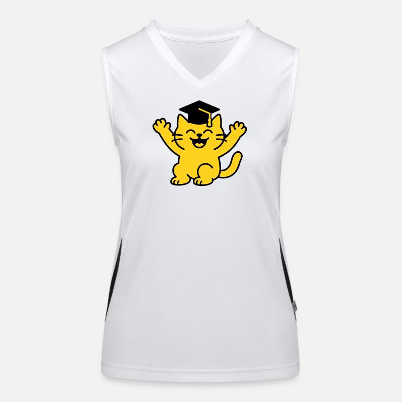 Bachelor Cat / Cat Diploma Women's Functional Contrast Tank Top