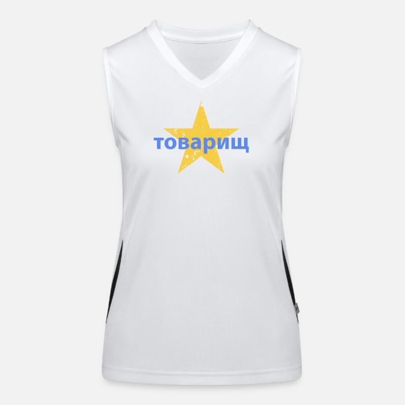 товарищ Funktionelles Kontrast-Tank Top für Frauen