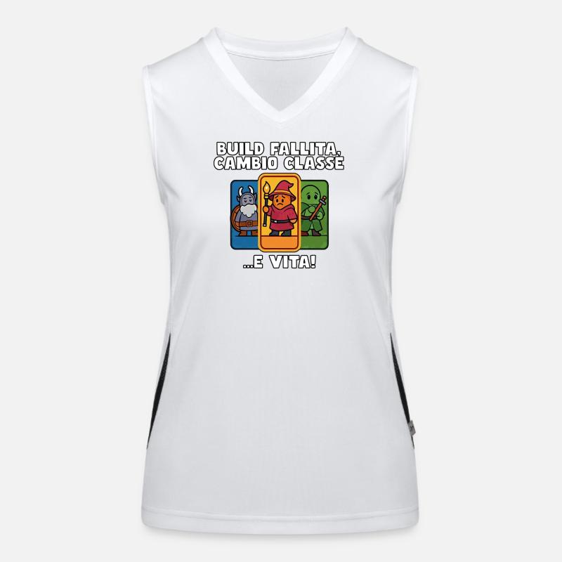 Multiclass Survival - Women's Functional Contrast Tank Top - white/black