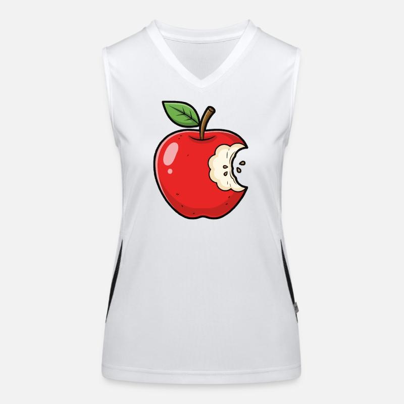 Appel_hap_eruit Funktionelles Kontrast-Tank Top für Frauen