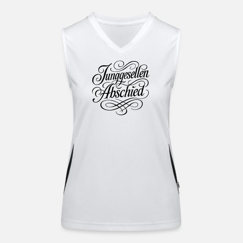 Junggesellenabschied Funktionelles Kontrast-Tank Top für Frauen