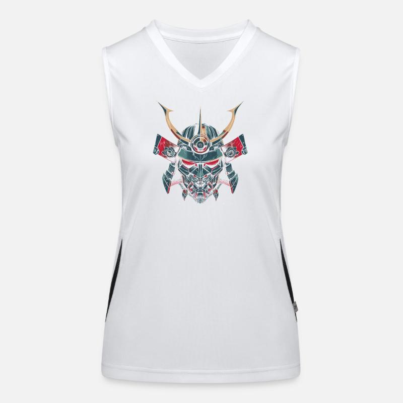 Mech Samurai Women's Functional Contrast Tank Top