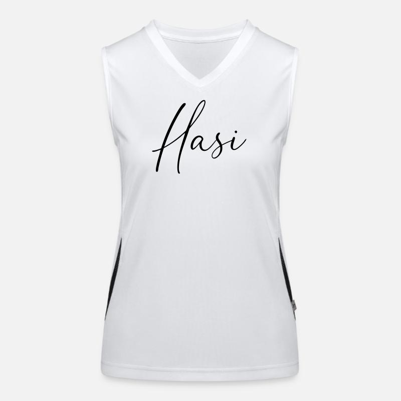 hasi / handschrift design Funktionelles Kontrast-Tank Top für Frauen