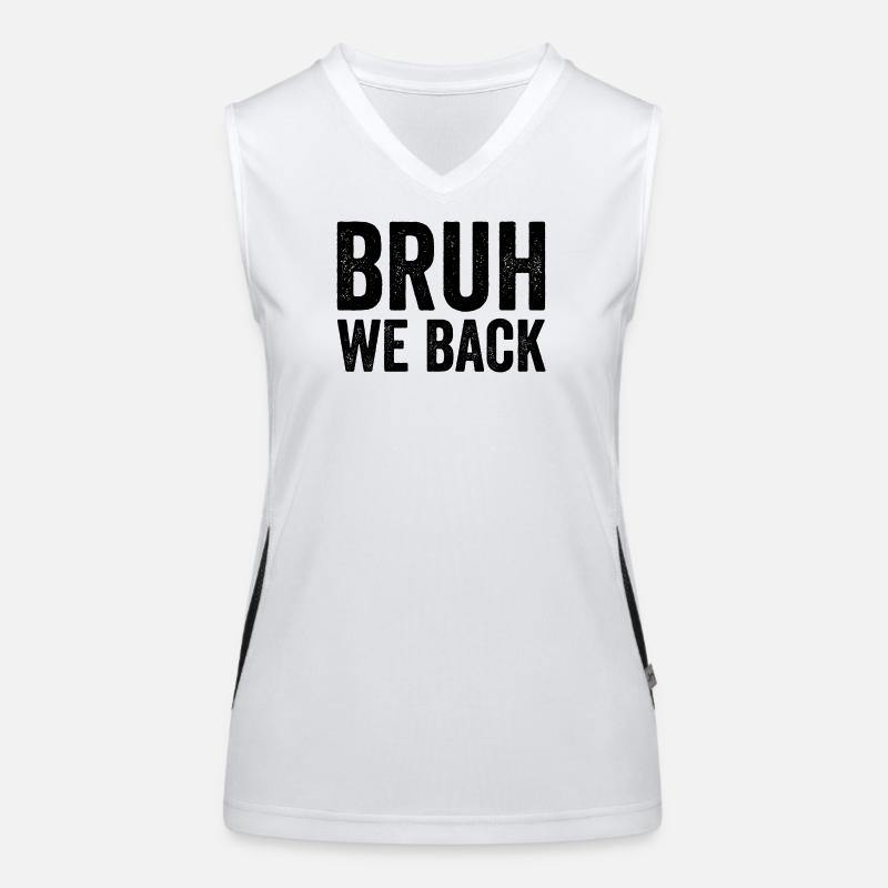 Brother, we're going back to school, first bailiff Women's Functional Contrast Tank Top