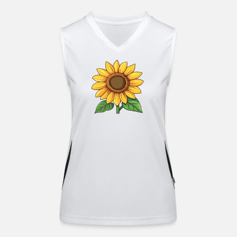 Sunflower Graphic Women's Functional Contrast Tank Top