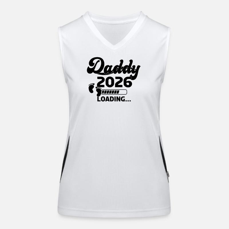 Daddy 2026 Loading Funktionelles Kontrast-Tank Top für Frauen