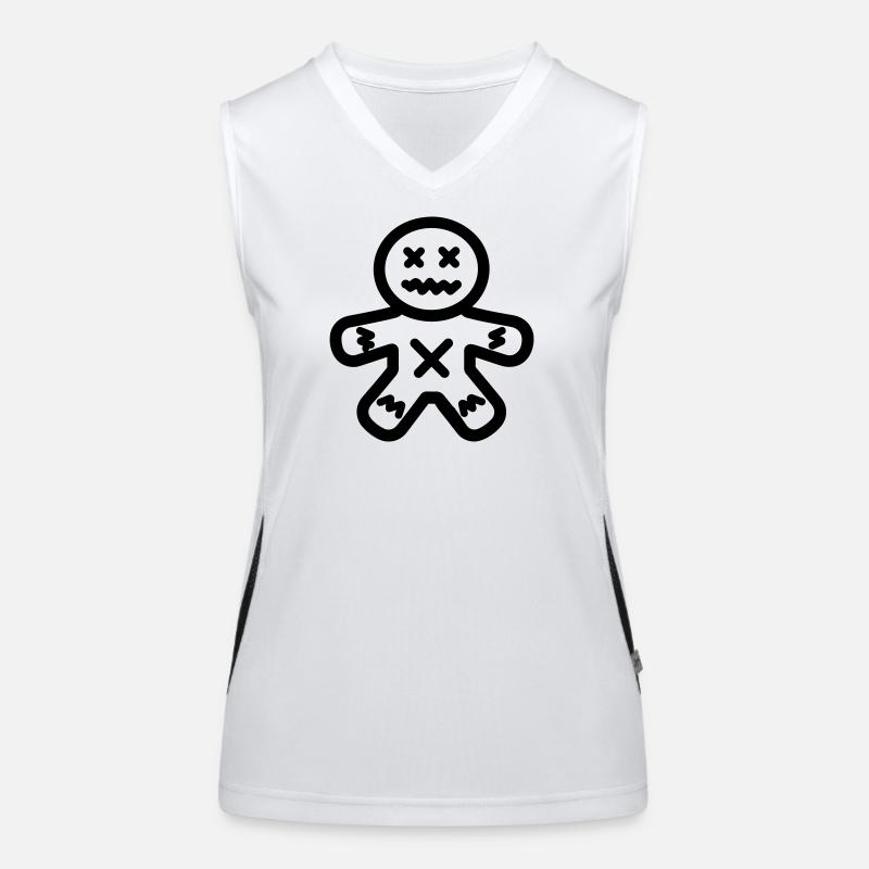 Voodoo-Puppe Funktionelles Kontrast-Tank Top für Frauen