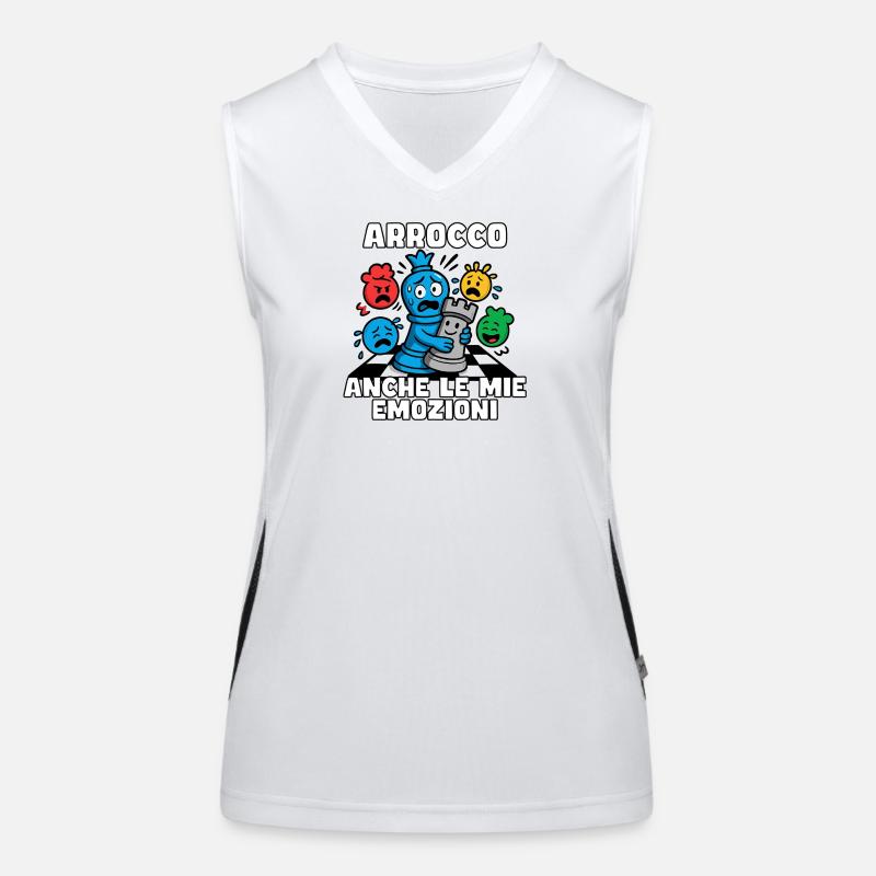 Emergency emotional castling Women's Functional Contrast Tank Top