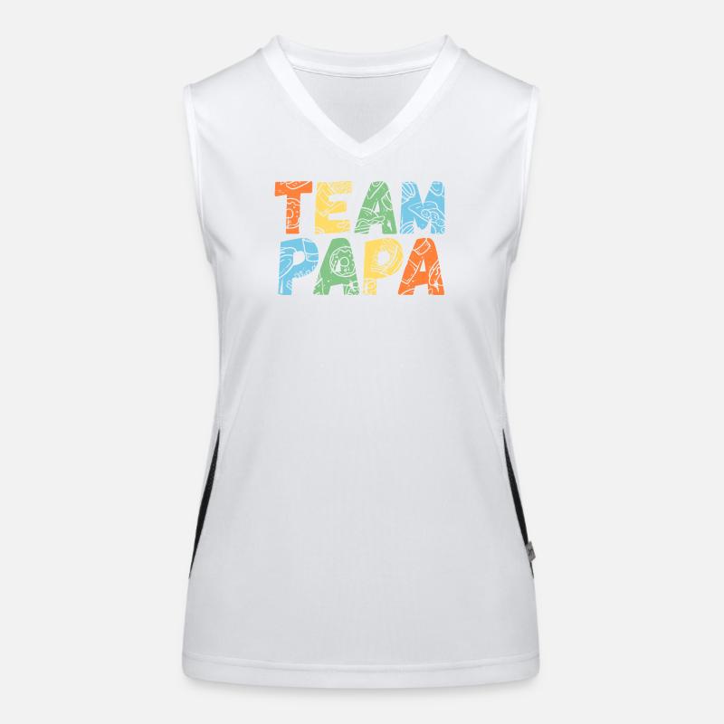 Mutter Team Mama Funktionelles Kontrast-Tank Top für Frauen