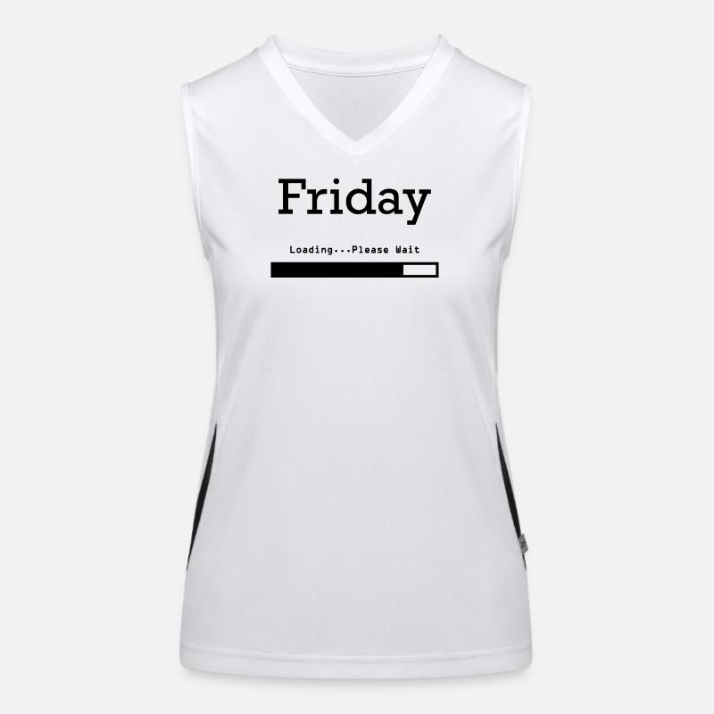 Friday Loading: Finally Friday & Weekend Women's Functional Contrast Tank Top
