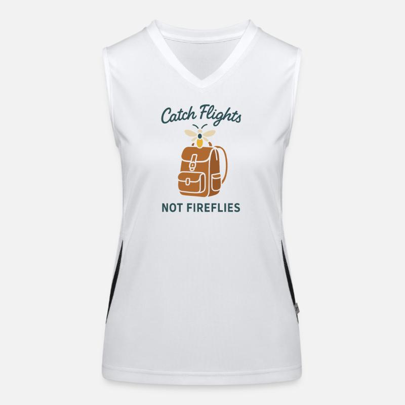 Firefly Summer Night Glow Bug Nostalgic Funktionelles Kontrast-Tank Top für Frauen