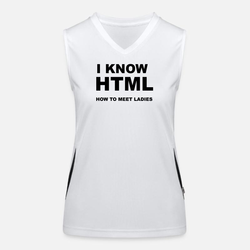 Single & Debugging – Funny Nerd Dating Shirt Women's Functional Contrast Tank Top