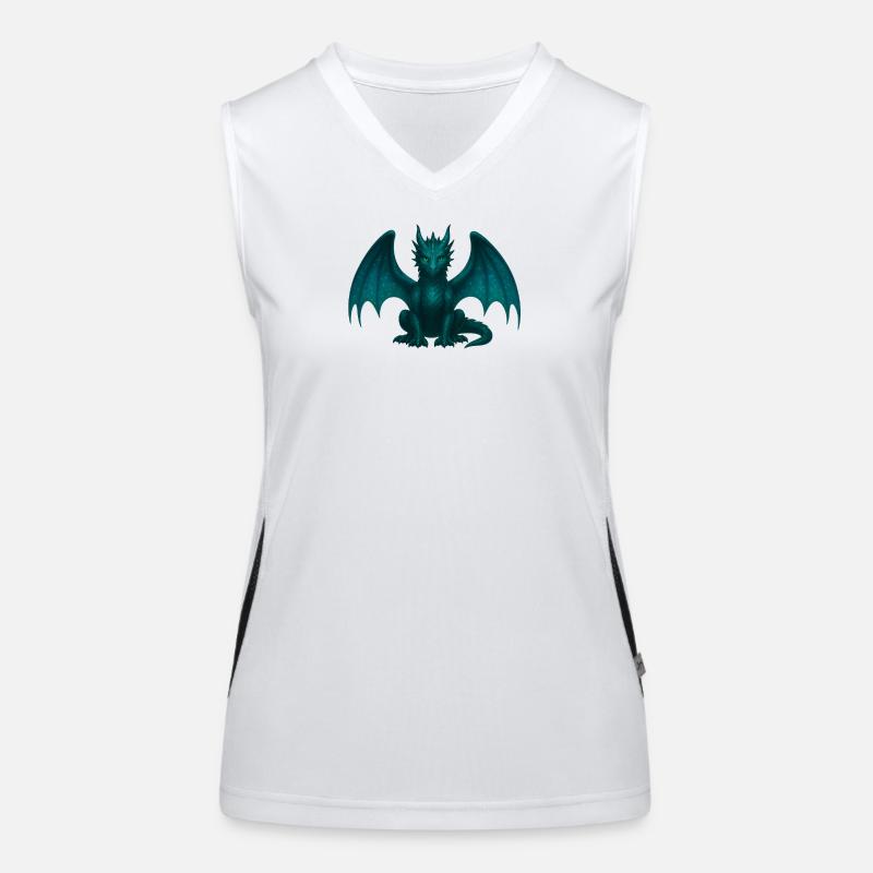 Ether Dragon – Magic & Transformation Women's Functional Contrast Tank Top