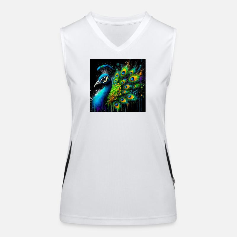 peacock Women's Functional Contrast Tank Top