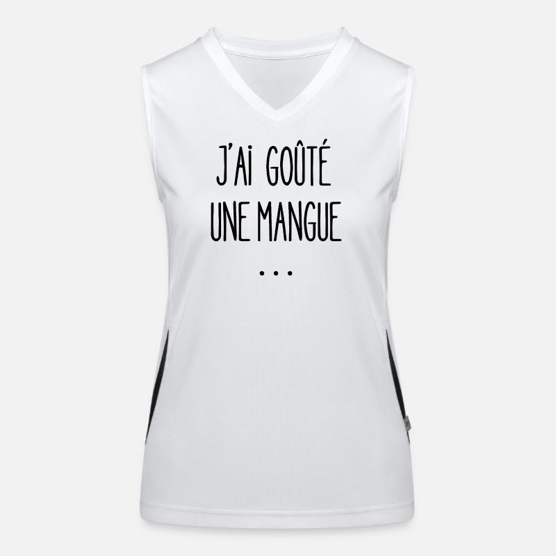 I tasted a mango Women's Functional Contrast Tank Top