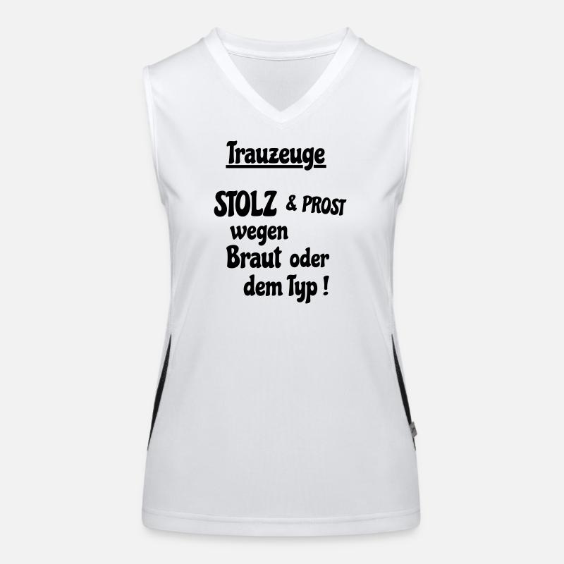 best man Women's Functional Contrast Tank Top