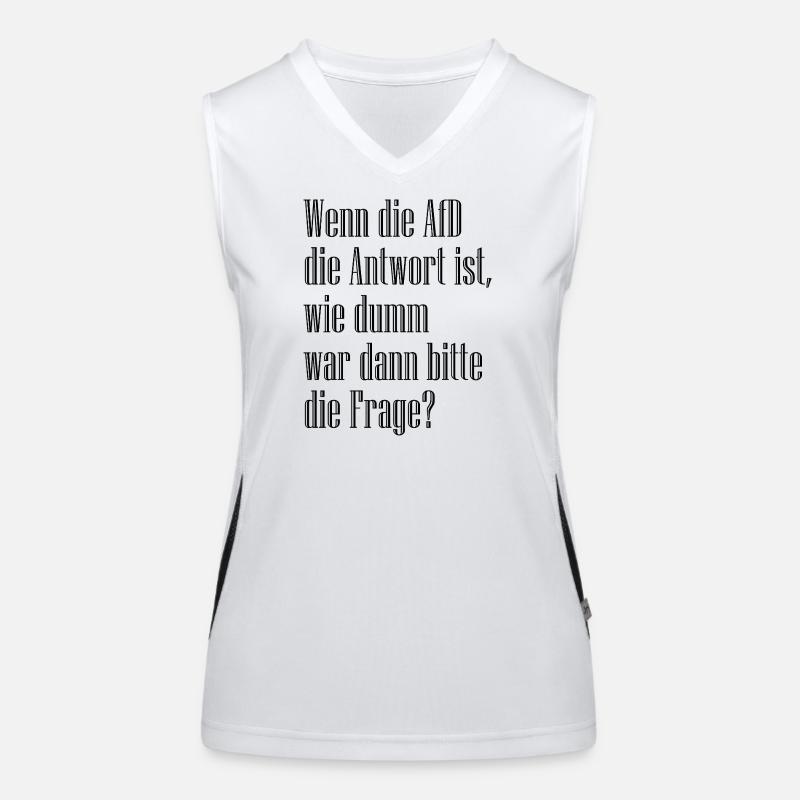 Frage Funktionelles Kontrast-Tank Top für Frauen