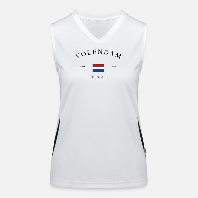 Volendam Netherlands – Holiday Souvenir & Gift Women's Functional Contrast Tank Top