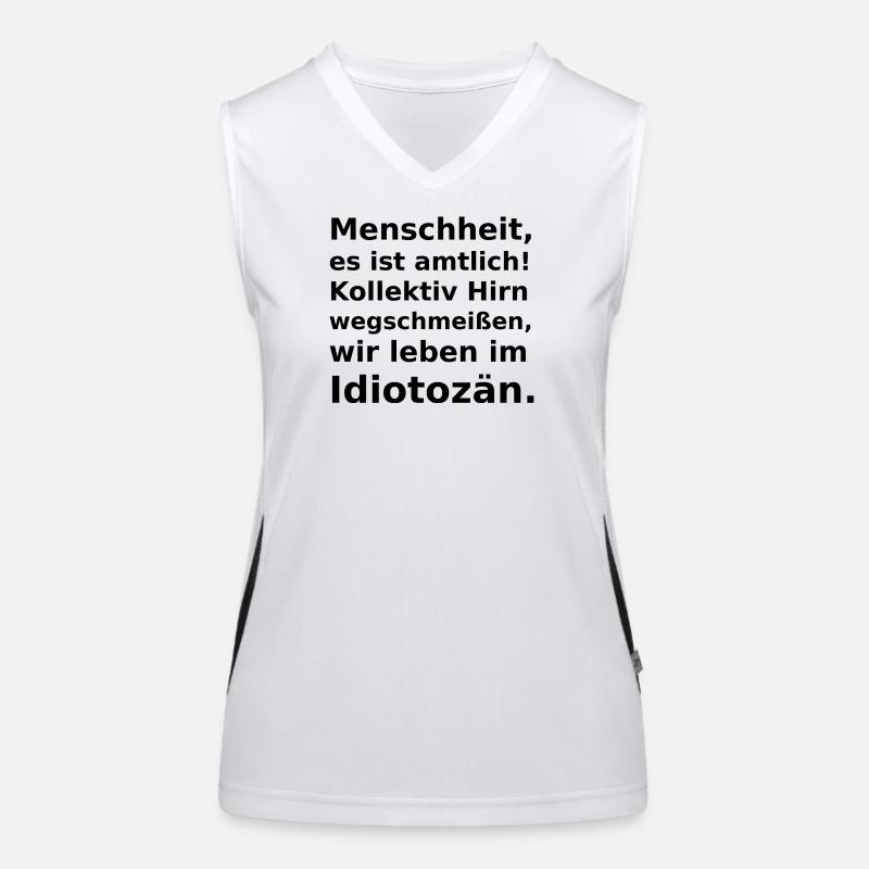 Une nouvelle ère s’est ouverte ! Débardeur respirant contrasté Femme