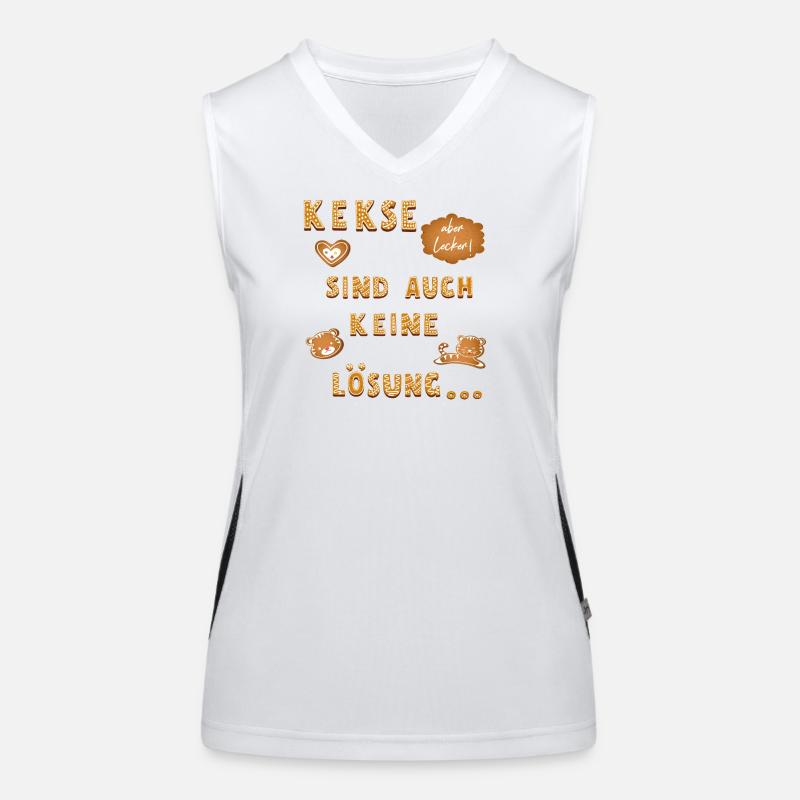 Les cookies ne sont pas non plus une solution Débardeur respirant contrasté Femme