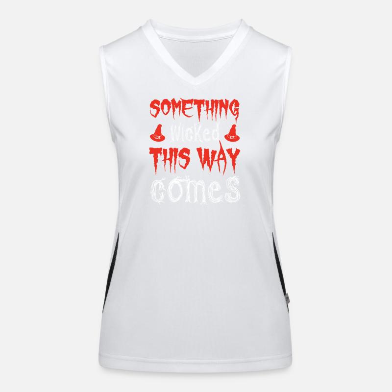 Impression de sort démoniaque Débardeur respirant contrasté Femme