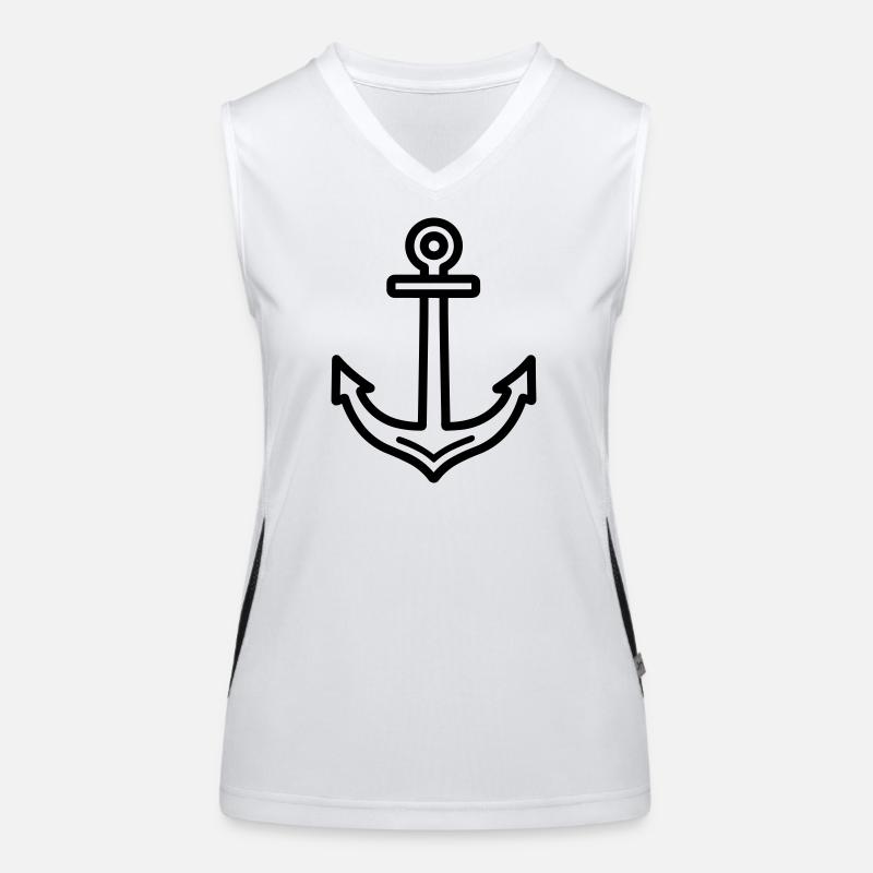 ancre Débardeur respirant contrasté Femme