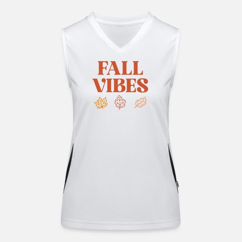 Fall Vibes Women's Functional Contrast Tank Top