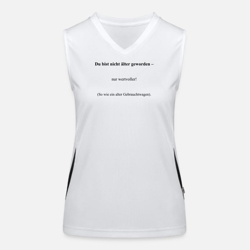 Geburtstag Funktionelles Kontrast-Tank Top für Frauen