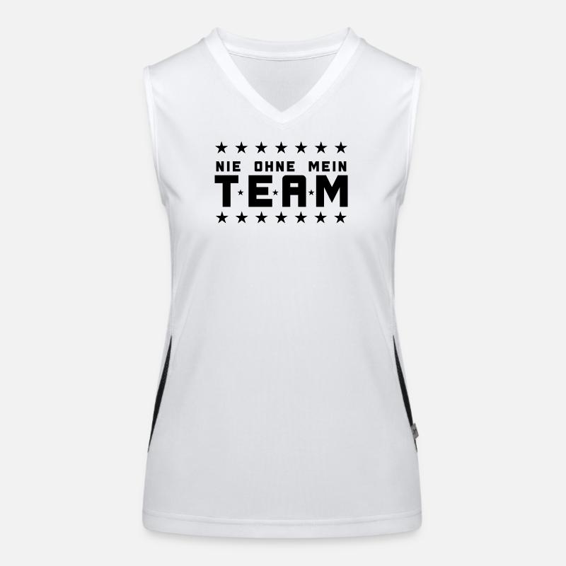 Mein Team Funktionelles Kontrast-Tank Top für Frauen