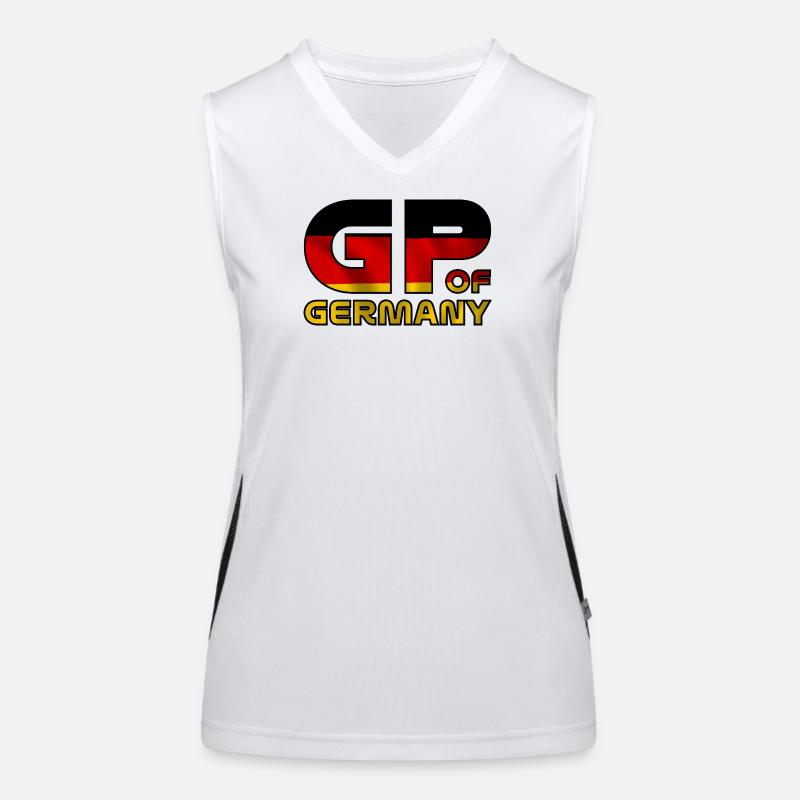 germany_gp Funktionelles Kontrast-Tank Top für Frauen